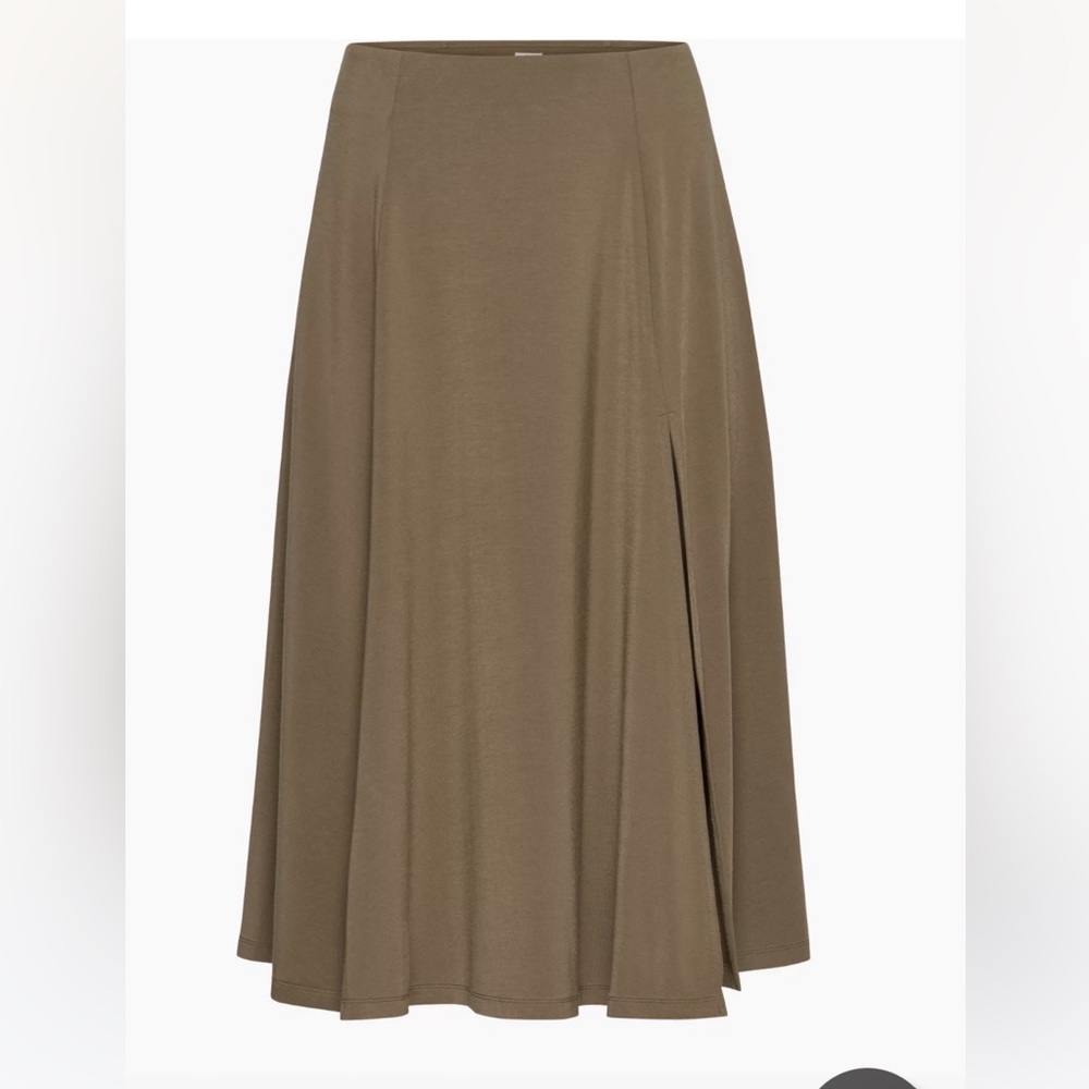 Aritzia Wilfred Beach Skirt in Caramelized Walnut